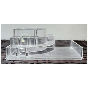 Clear Acrylic Makeup Organizer | Vanity Storage Holder
